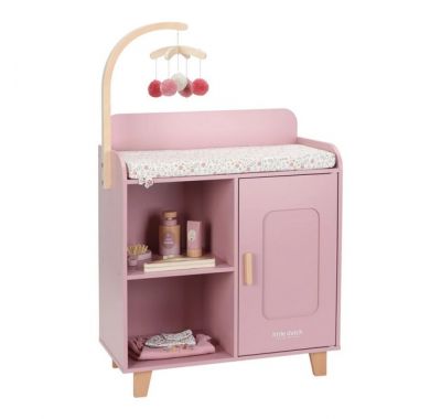 Ξύλινη αλλαξιέρα Little Dutch για κούκλες FSC στο Bebe Maison