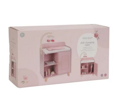 Ξύλινη αλλαξιέρα Little Dutch για κούκλες FSC στο Bebe Maison