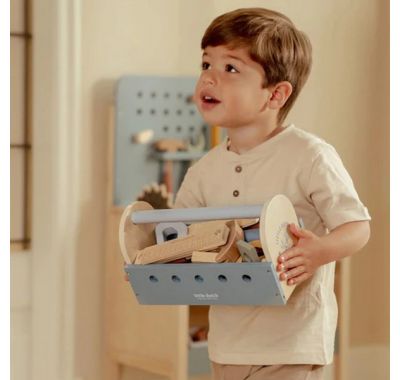 Ξύλινη εργαλειοθήκη Little Dutch με εργαλεία FSC στο Bebe Maison