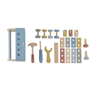 Ξύλινη εργαλειοθήκη Little Dutch με εργαλεία FSC στο Bebe Maison