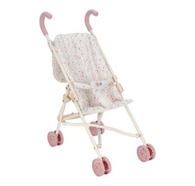 Μεταλλικό καρότσι Little Dutch για κούκλες - λευκό στο Bebe Maison