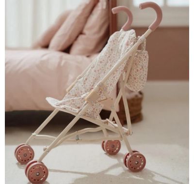 Μεταλλικό καρότσι Little Dutch για κούκλες - λευκό στο Bebe Maison