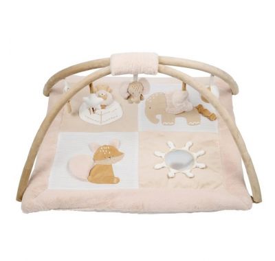 Βρεφικό στρωματάκι δραστηριοτήτων Nattou με γυμναστήριο - ορθογώνιο Μπεζ στο Bebe Maison