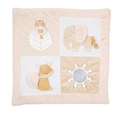 Βρεφικό στρωματάκι δραστηριοτήτων Nattou με γυμναστήριο - ορθογώνιο Μπεζ στο Bebe Maison