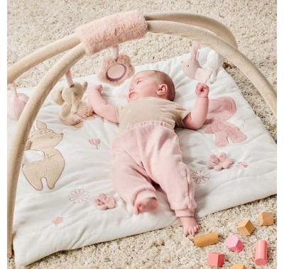 Βρεφικό στρωματάκι δραστηριοτήτων Nattou με γυμναστήριο - ορθογώνιο Λευκό στο Bebe Maison