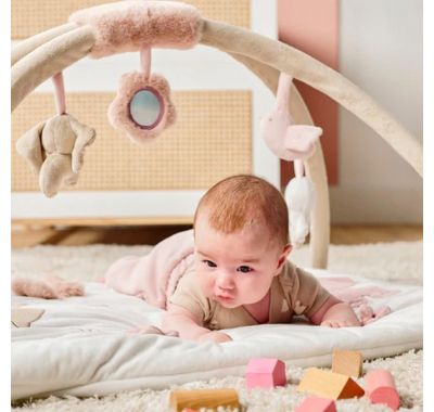 Βρεφικό στρωματάκι δραστηριοτήτων Nattou με γυμναστήριο - ορθογώνιο Λευκό στο Bebe Maison