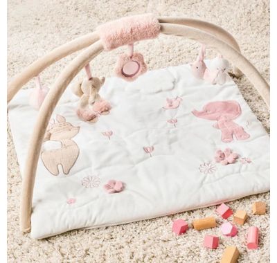 Βρεφικό στρωματάκι δραστηριοτήτων Nattou με γυμναστήριο - ορθογώνιο Λευκό στο Bebe Maison