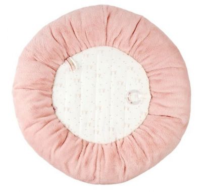 Στρωματάκι δραστηριοτήτων  Nattou με γυμναστήριο & περιμετρικό μαξιλάρι - στρογγυλό Ροζ στο Bebe Maison