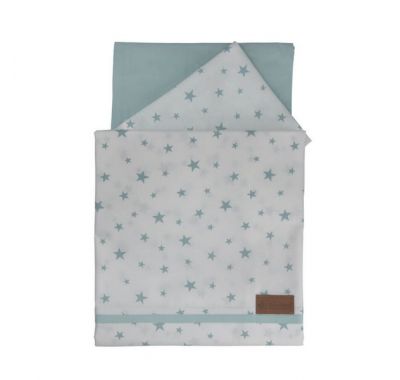 Σετ σεντόνια κρεβατιού Bebe Stars Mint Stars στο Bebe Maison