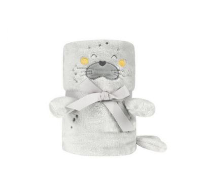 Κουβέρτα δώρου Kikka Boo με 3D κέντημα Seally Me στο Bebe Maison