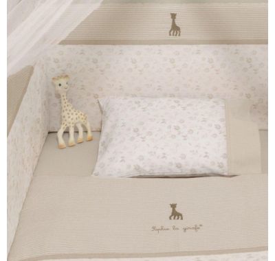 Παπλωματοθήκη με φερμουάρ Sophie La Girafe σχέδιο 506 στο Bebe Maison