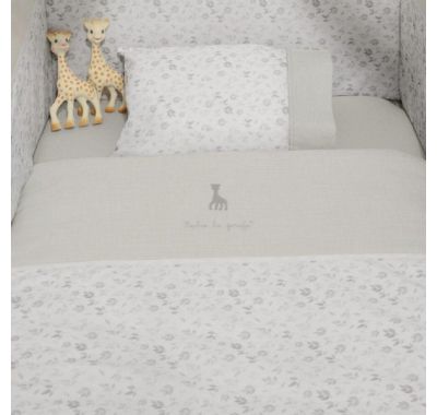 Παπλωματοθήκη με φερμουάρ Sophie La Girafe σχέδιο 507 στο Bebe Maison