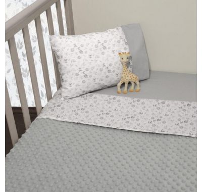 Κουβέρτα κούνιας Sophie La Girafe Minky κοτλέ διπλής όψης σχέδιο 507 στο Bebe Maison