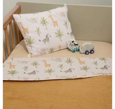 Κουβέρτα κούνιας Oliver Μinky διπλής όψης σχέδιο 424 στο Bebe Maison