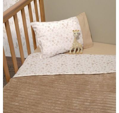 Κουβέρτα κούνιας Sophie La Girafe Minky κοτλέ διπλής όψης σχέδιο 506 στο Bebe Maison