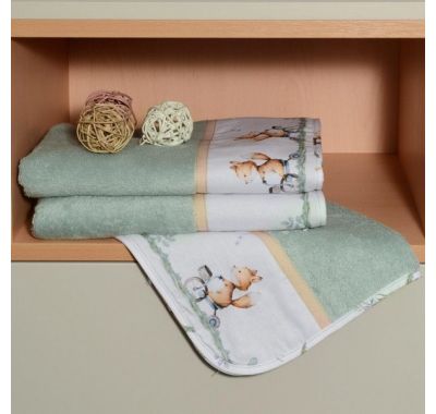 Σετ πετσέτες 2τμχ Baby Oliver σχέδιο 423 στο Bebe Maison