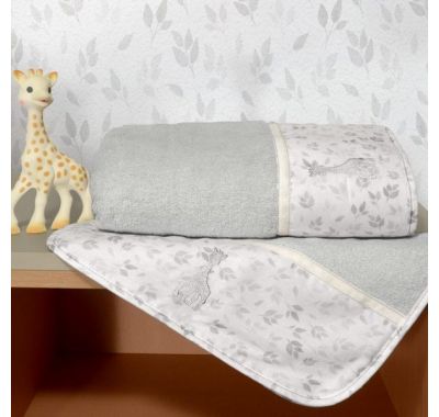 Σετ πετσέτες 2τμχ Sophie La Girafe σχέδιο 507 στο Bebe Maison