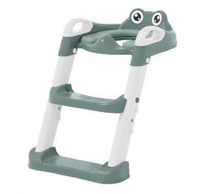 Κάθισμα τουαλέτας Bebe Stars  με σκαλοπάτια Frog Green στο Bebe Maison