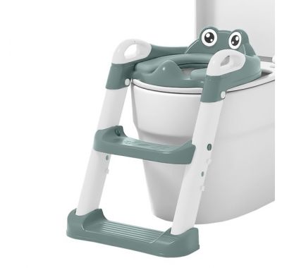 Κάθισμα τουαλέτας Bebe Stars  με σκαλοπάτια Frog Green στο Bebe Maison