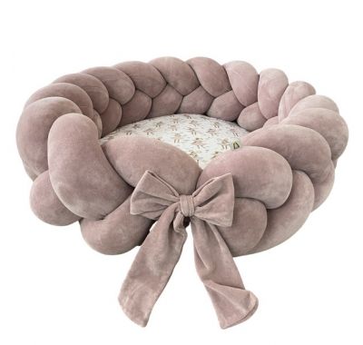 Βρεφική φωλιά με αποσπώμενη πλεξούδα προστασίας 2,4 μ Catriss Rose Dream στο Bebe Maison