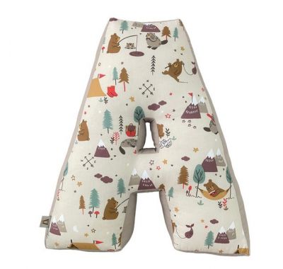 Διακοσμητικό μαξιλάρι Catriss  μονόγραμμα 45εκ Sand Story στο Bebe Maison