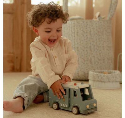 Ξύλινo αστυνομικό βαν Little Dutch στο Bebe Maison