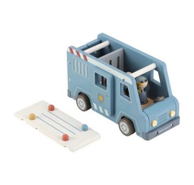 Ξύλινo αστυνομικό βαν Little Dutch στο Bebe Maison