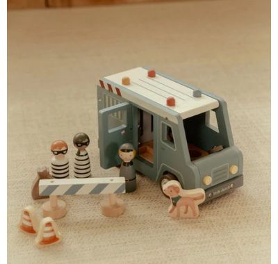 Ξύλινo αστυνομικό βαν Little Dutch στο Bebe Maison