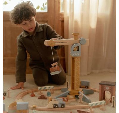 Ξύλινo σετ παιχνιδιού Little Dutch Γερανός στο Bebe Maison