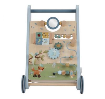 Ξύλινη περπατήστρα δραστηριοτήτων Little Dutch Forest Friends στο Bebe Maison