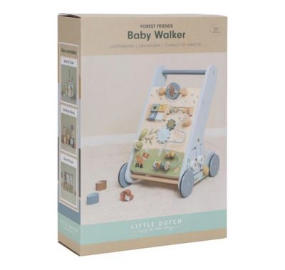 Ξύλινη περπατήστρα δραστηριοτήτων Little Dutch Forest Friends στο Bebe Maison