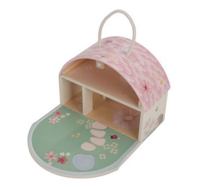 Ξύλινo φορητό κουκλόσπιτο Little Dutch Fairy Garden στο Bebe Maison