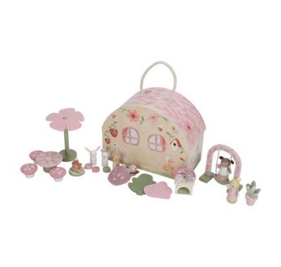 Ξύλινo φορητό κουκλόσπιτο Little Dutch Fairy Garden στο Bebe Maison