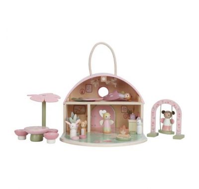 Ξύλινo φορητό κουκλόσπιτο Little Dutch Fairy Garden στο Bebe Maison