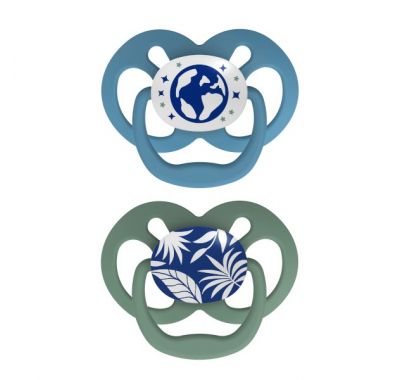 Σετ πιπίλες νυχτός Dr Brown's 6-18 μηνών επίπεδο 2 Advantage boy 2τμχ στο Bebe Maison