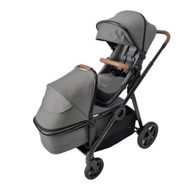 Βρεφικό καρότσι διδύμων Kikka Boo Go2 γκρι στο Bebe Maison