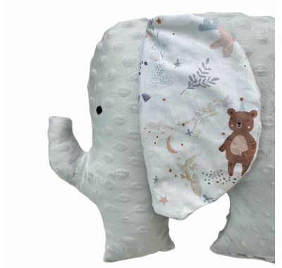 Διακοσμητικό μαξιλάρι Catriss ελέφαντας 40εκ Silver Friends στο Bebe Maison