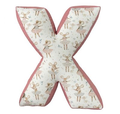 Διακοσμητικό μαξιλάρι Catriss  μονόγραμμα 45εκ Rose Dream στο Bebe Maison