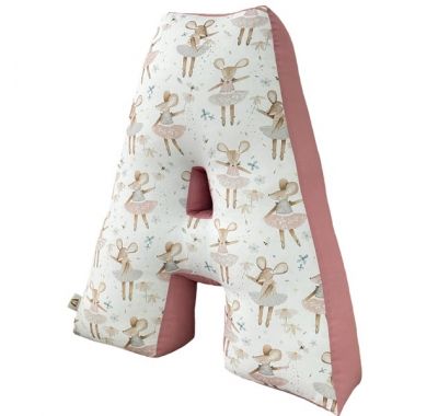 Διακοσμητικό μαξιλάρι Catriss  μονόγραμμα 45εκ Rose Dream στο Bebe Maison