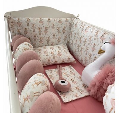 Ολοκληρωμένο σετ προίκας μωρού Catriss Rose Dream στο Bebe Maison