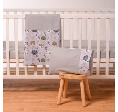 Σετ σεντόνια κούνιας Abo Flower Forest 3τμχ στο Bebe Maison