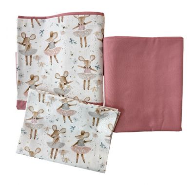 Σετ σεντόνια κούνιας Catriss Rose Dream στο Bebe Maison