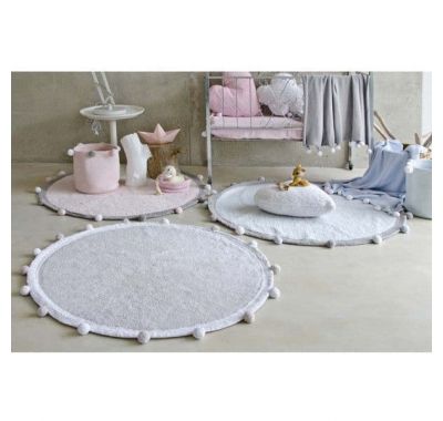 Παιδικό χαλί Lorena Canals Bubbly γκρι 120εκ. διάμετρος στο Bebe Maison