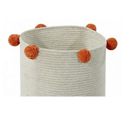 Lorena Canals Καλάθι αποθήκευσης Bubbly Natural-Terracota στο Bebe Maison