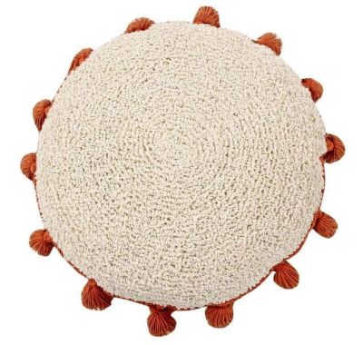 Lorena Canals. Round white-terracota pillow στο Bebe Maison