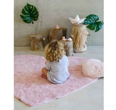 Παιδικό χαλί Lorena Canals Puffy καρδιά με μαξιλάρι στο Bebe Maison