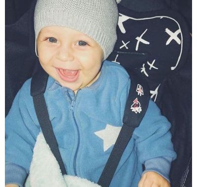 Υφασμάτινο κάλυμμα καροτσιού 2 όψεων με επωμίδες Minene ασπρόμαυρο στο Bebe Maison