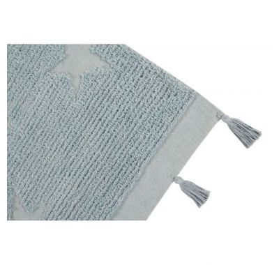 Παιδικό χαλί Lorena Canals Hippy Stars aqua blue C-ΗΙ-SΤ-ΑQUΑ 120x175 στο Bebe Maison