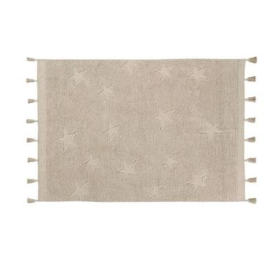 Παιδικό χαλί Lorena Canals Hippy Stars Natural 120x175 στο Bebe Maison