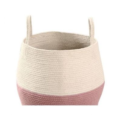 Lorena Canals Καλάθι αποθήκευσης με χειρολαβές Zoco Ashrose-Natural 30x35 στο Bebe Maison